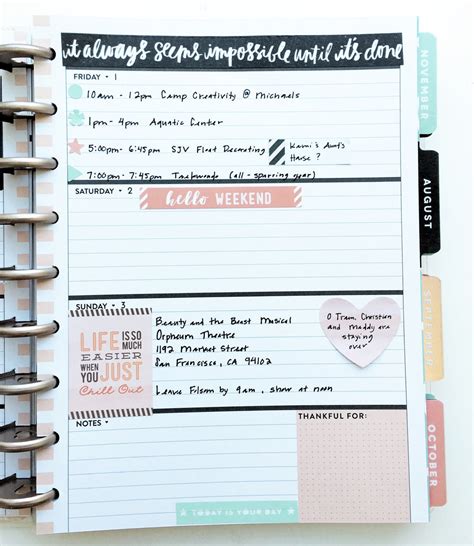 big horizontal happy planner|big happy planner horizontal layout.